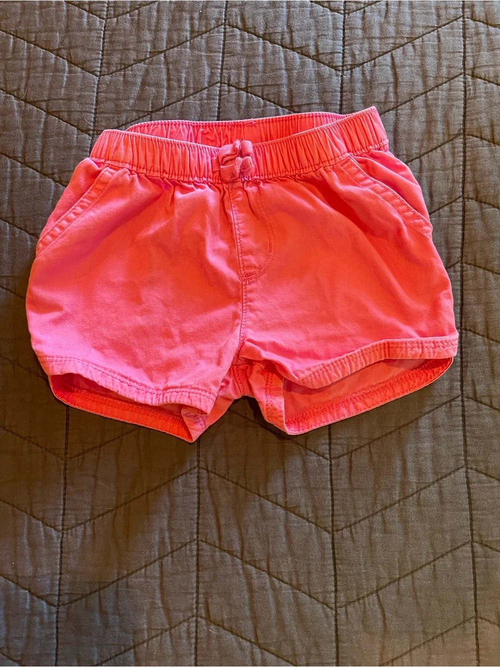 The Children's Place Coral Pink Elastic-Waist Girls' Shorts